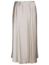 Max Mara Satin Longuette Skirt