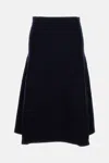 Max Mara Waist Loop Skirt In Black
