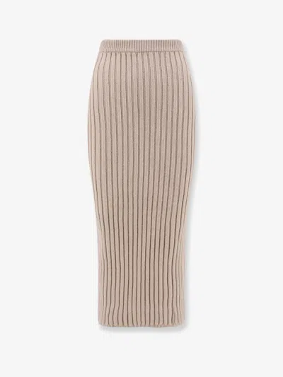 Max Mara Skirt In Beige