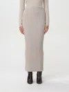 Max Mara Wool-cashmere-blend Maxi Skirt In Beige