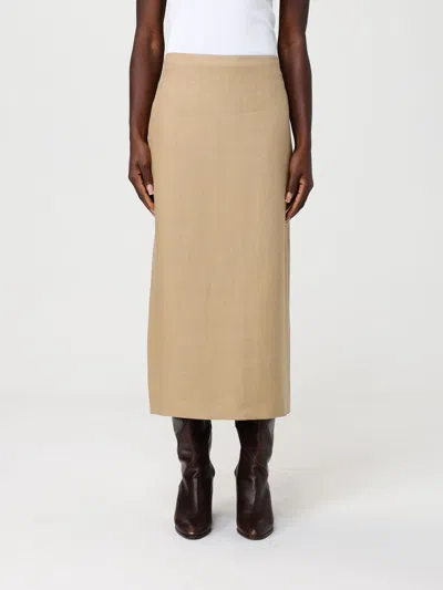 Max Mara Skirt Woman  In Brown