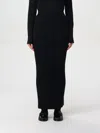 Max Mara Seta Midi Skirt In Schwarz