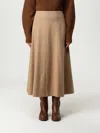 Max Mara Skirt  Woman Color Camel In Brown