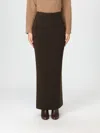 Max Mara Green Boris Maxi Skirt In Brown