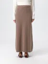 Max Mara Skirt  Woman Color Grey In Brown