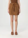 Max Mara Women's Tabarin Skirt Tobacco | Size 38 | 2511101031600014 In Leather