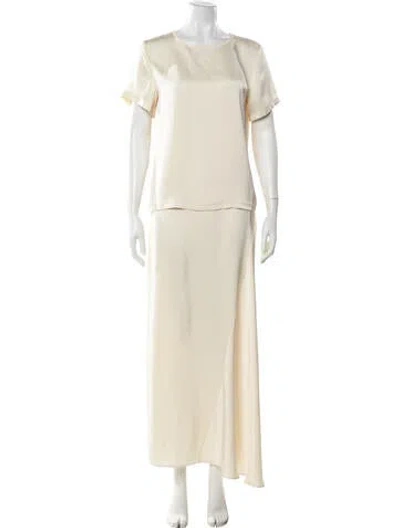 Pre-owned Max Mara Skirt Set In Neutral