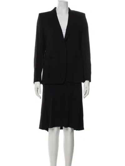 Pre-owned Max Mara Skirt Suit In Blue