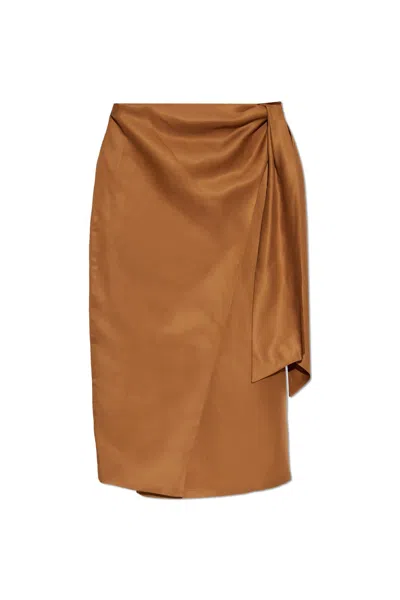 Max Mara Skirt Tequila In Brown