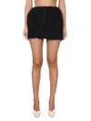 Max Mara Skirt With Floral Pattern In Black