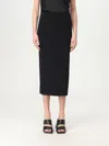 Max Mara Studio Timoteo - Sablé Pleated Georgette Skirt In Black