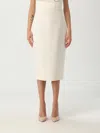 Max Mara Skirt Woman Cream In Multi