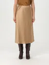 Max Mara Skirt Woman Hazel In Gold