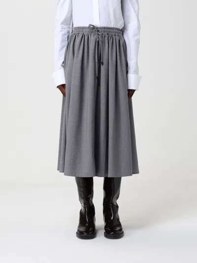 Max Mara Skirt Woman  In Gray