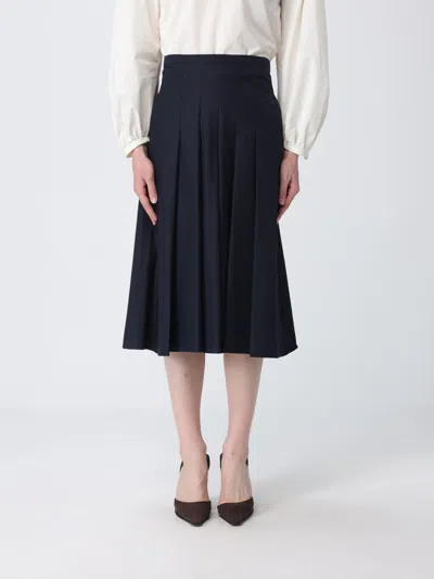 Max Mara Skirt Woman  Studio In Blue