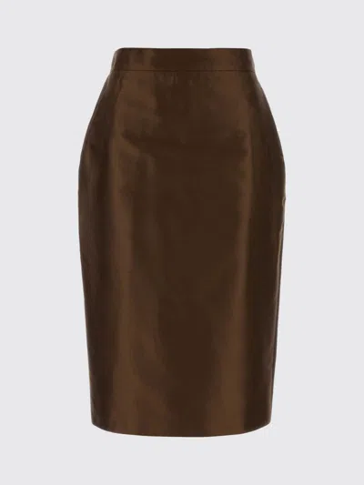 Max Mara Skirt Woman  Studio In Brown