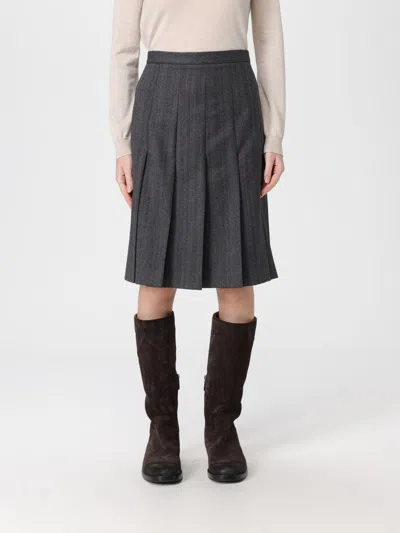 Max Mara Skirt Woman  Studio In Gray