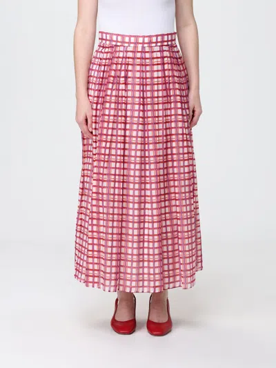 Max Mara Studio Elegant Mini Skirt For Women In Red