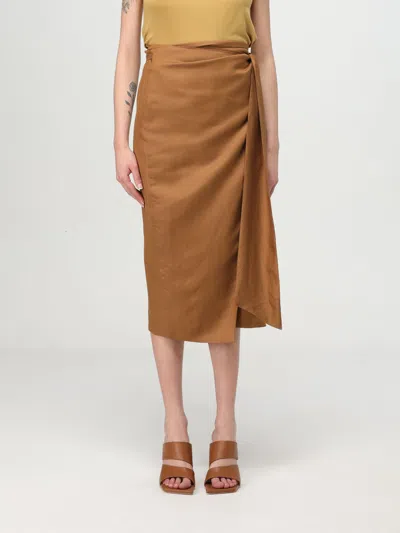 Max Mara Skirt Woman Tobacco