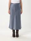 Max Mara Skirt Woman White In Blue