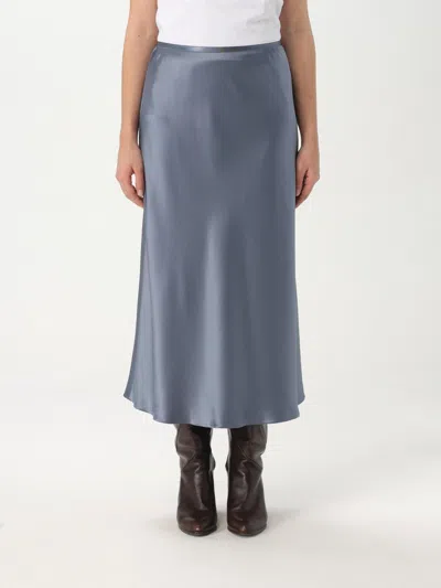 Max Mara Skirt Woman White In Blue