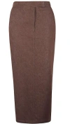 Max Mara Concealed Fastening Trousers In Brown