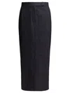 Max Mara Pianosa Denim Midi Skirt