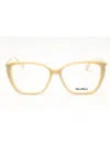 Max Mara Butterfly Frame Glasses In Gold