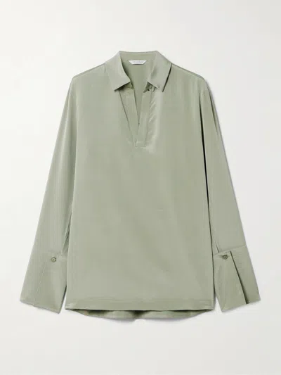 Max Mara Sleek Dover T-shirt - Size S In Sage Green
