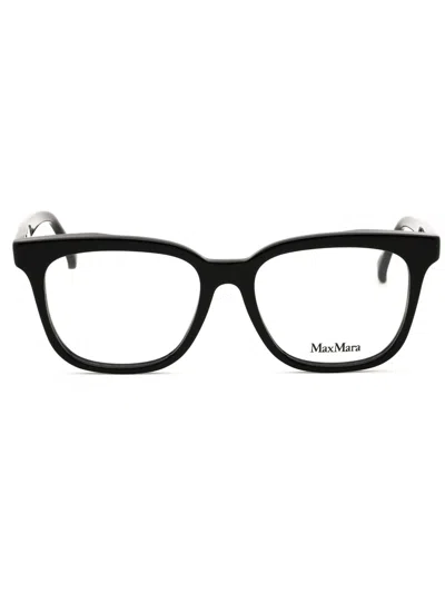 Max Mara Sleek Rectangular Eyeglasses For Women - Stylish And Comfortable In Black