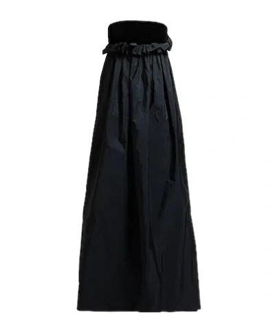 Max Mara Sleeveless A-line Dress In Black