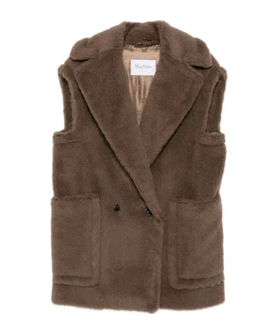 MAX MARA SLEEVELESS COTTON COAT