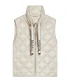 Max Mara Sleeveless Down Jacket In White