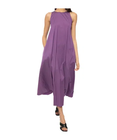 Max Mara Sleeveless Dress In Purple