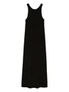 Max Mara Garda Viscose Jersey Midi Dress In Black