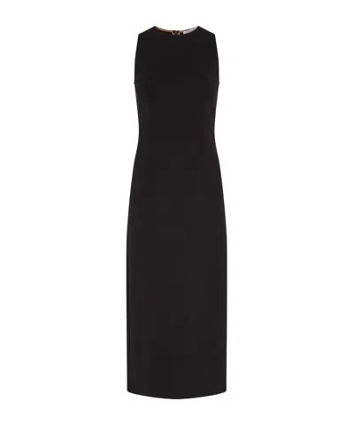Max Mara Sleeveless Dress In Black