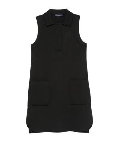 Max Mara Sleeveless Dress In Black