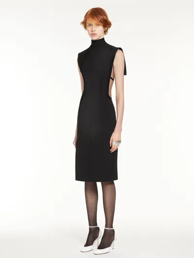 Max Mara Sleeveless Dress In Black