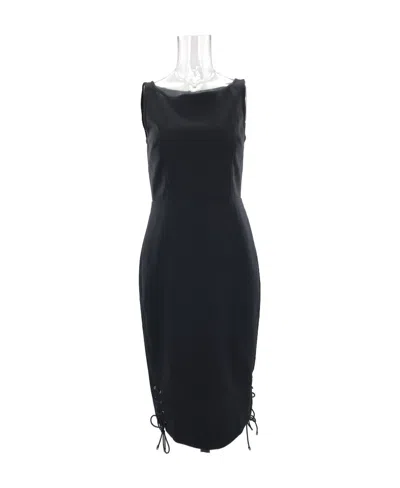 Max Mara Sleeveless Dress In Black