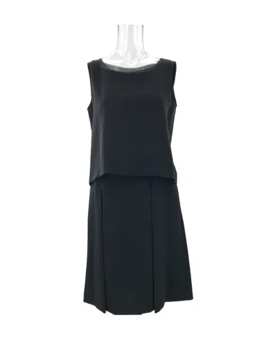 Max Mara Sleeveless Dress In Black