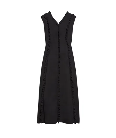 Max Mara Sleeveless Dress In Black