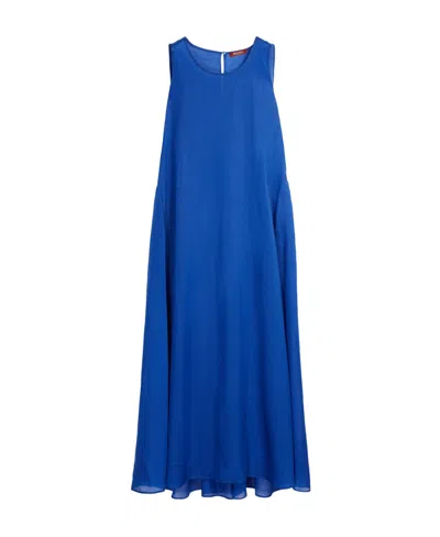 Max Mara Sleeveless Dress In Blue