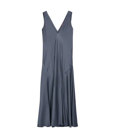 Max Mara Sleeveless Dress In Gray