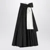 Max Mara Pianoforte Sleeveless Dress In Black Taffeta Women In Black