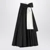 Max Mara Pianoforte Sleeveless Dress In Black Taffeta Women In Black