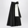 Max Mara Pianoforte Sleeveless Dress In Black Taffeta Women In Black