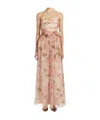 Max Mara Fancy Organza Bustier Dress In Ivory