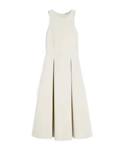 Max Mara Sleeveless Dress In White