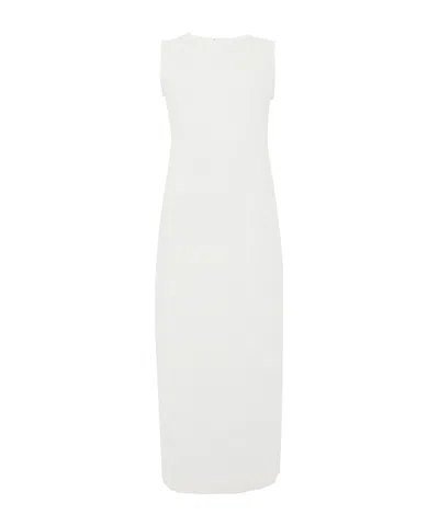 Max Mara Sleeveless Dress In Neutral