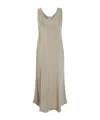 Max Mara Women's Talete Satin Slip Dress In Nude